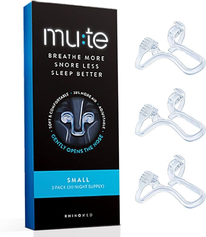 MUTE by Rhinomed Nasal Dilator for Snore Reduction