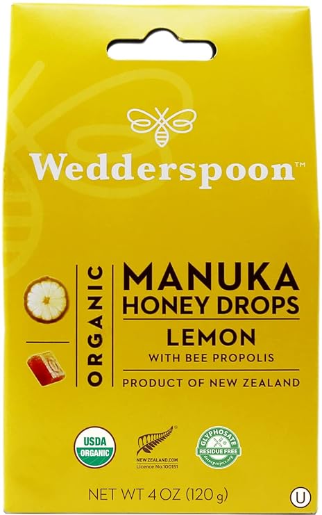 Wedderspoon Organic Manuka Honey Drops